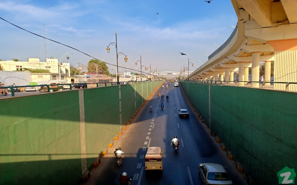 Underpass on Shahrah-e-Faisal Karachi 