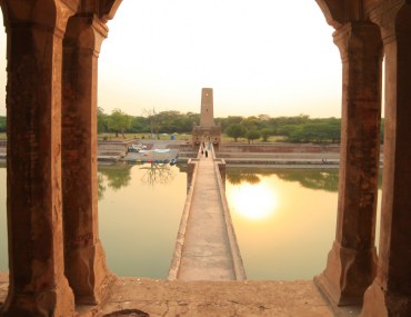 Historical Hiran Minar in Sheikhupura, Punjab