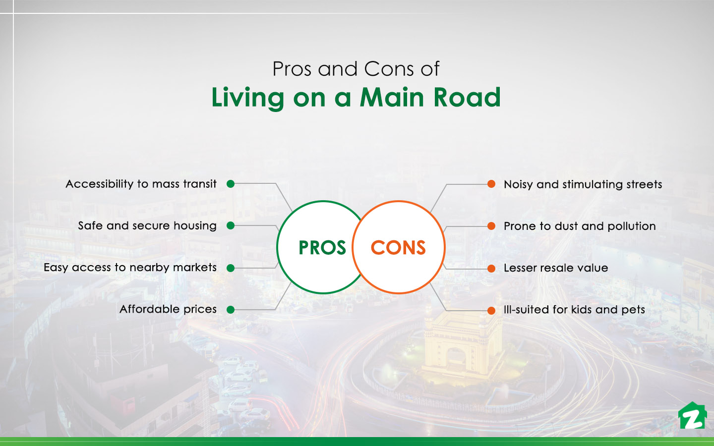 Living on a Main Road Pros and Cons Zameen Blog