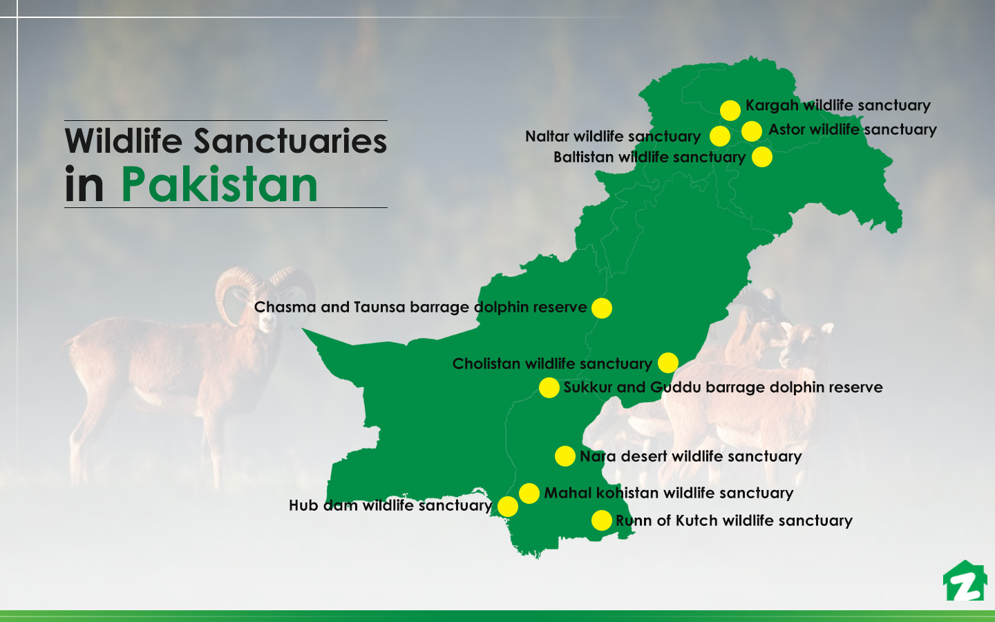 Wildlife Sanctuaries in Pakistan Location, Species & More Zameen Blog