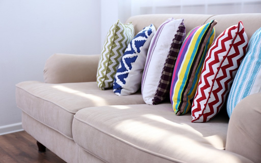 Patterns on throw pillows