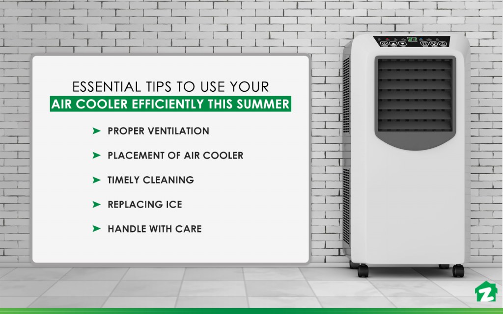 How to use store a evaporative cooler