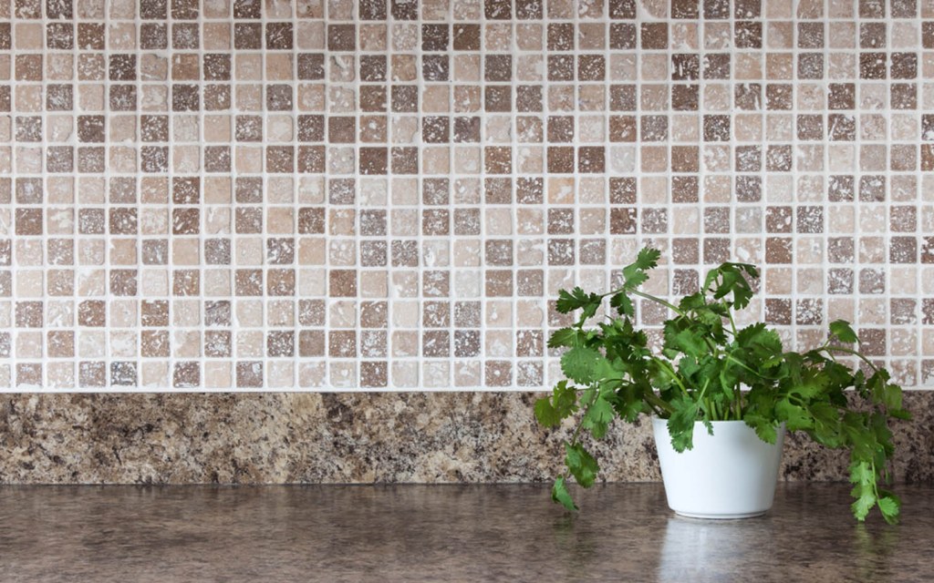 how to remove grime from kitchen backsplash tiles