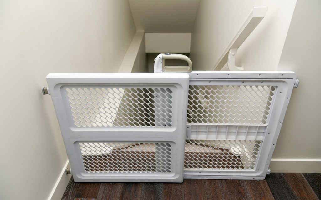 childproofing the staircase with baby gates