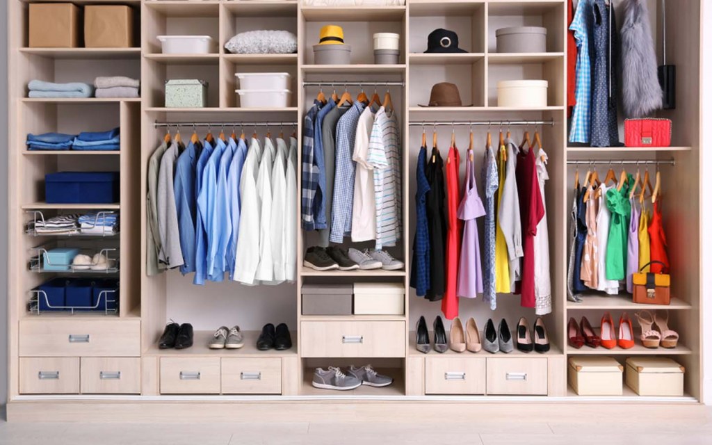 add vertical storage after moving to a smaller home