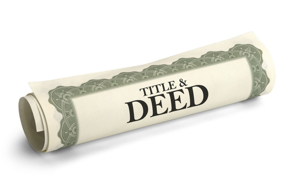 Changing the title deed to your name