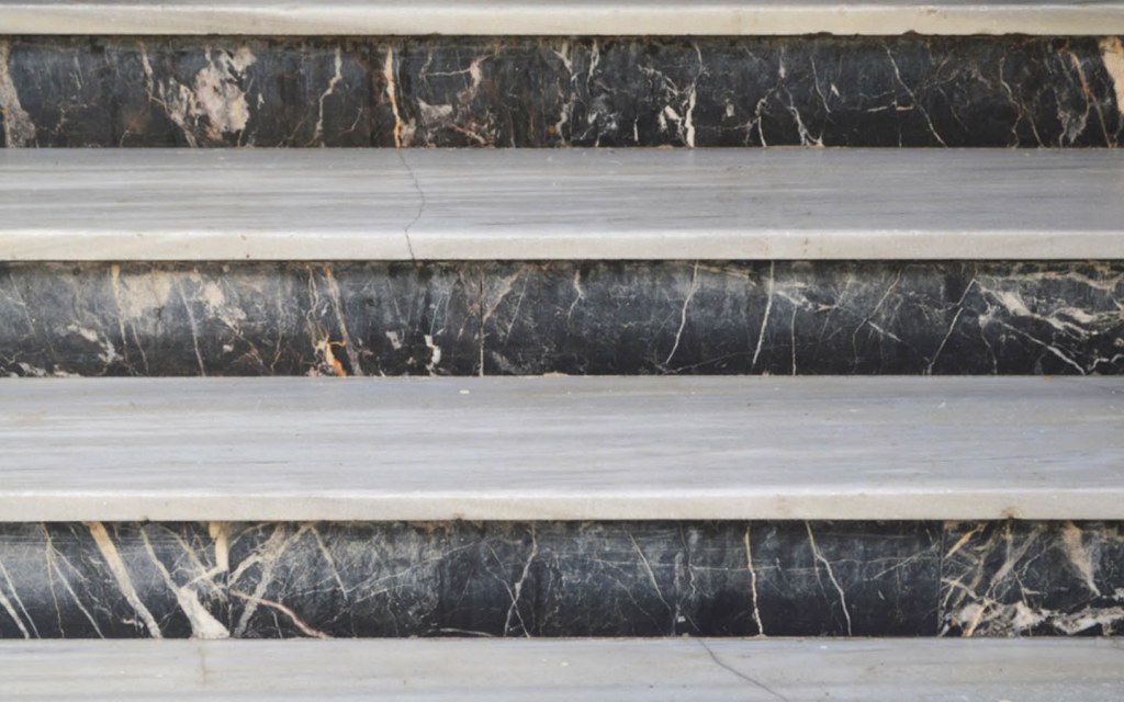 Beautiful Patterned Marble Stairs