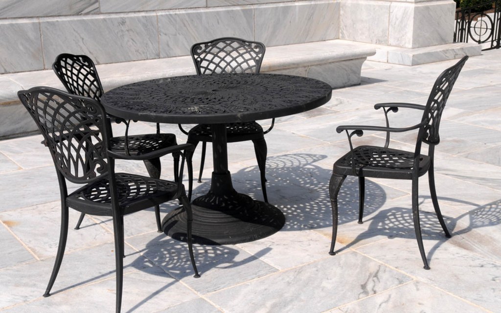 wrought iron furniture is extremely durable