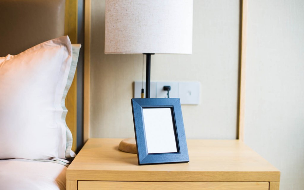 Photo Frame on Nightstand