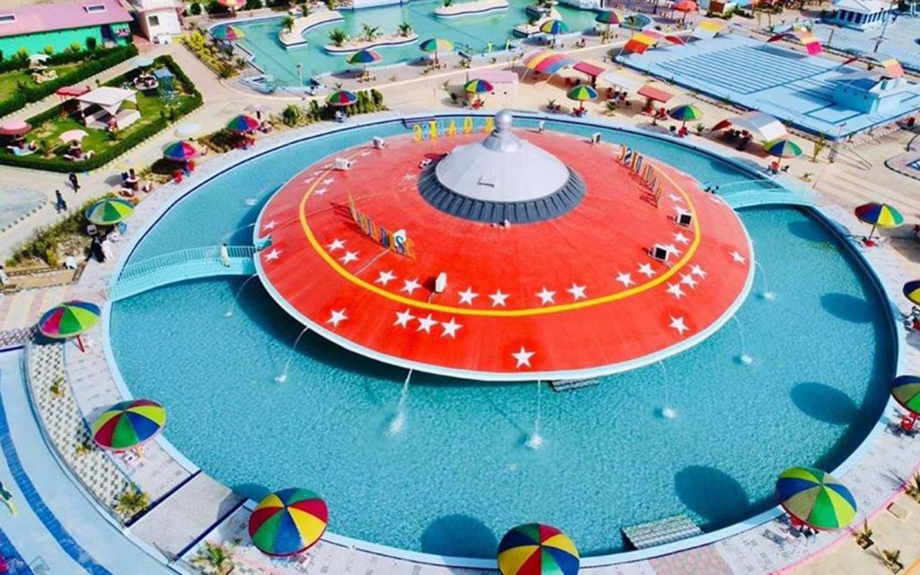 features of paradise island water park