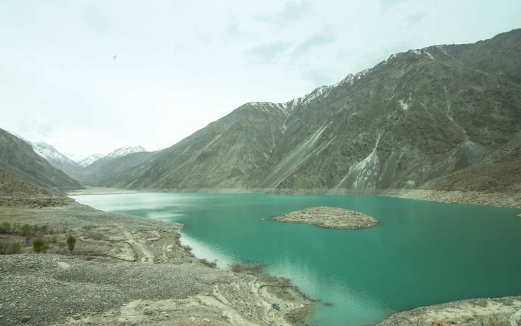 scenic lake in skardu