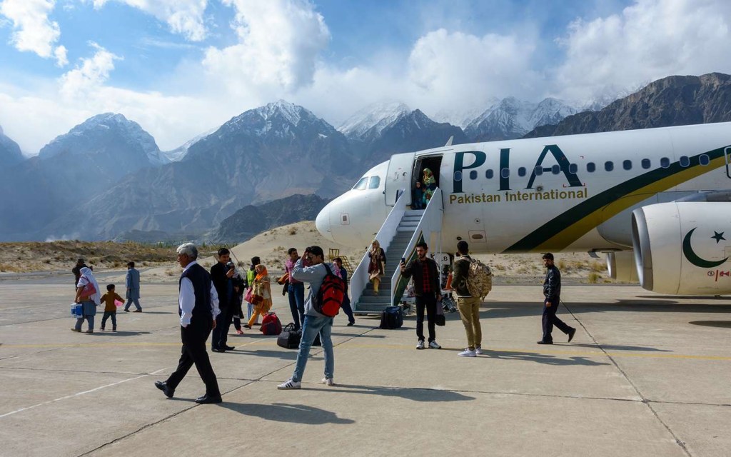 PIA flight from Islamabad to Skardu