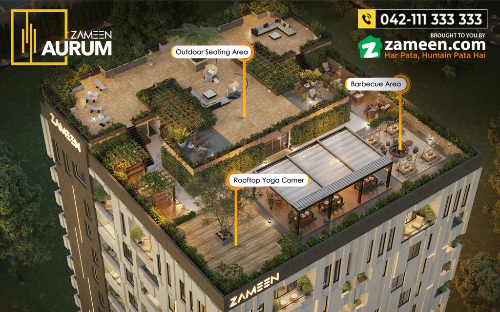 rooftop amenities in luxury apartment projects