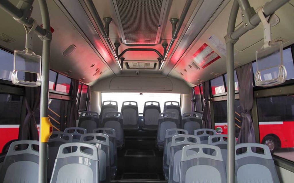 Interior of Feeder Bus