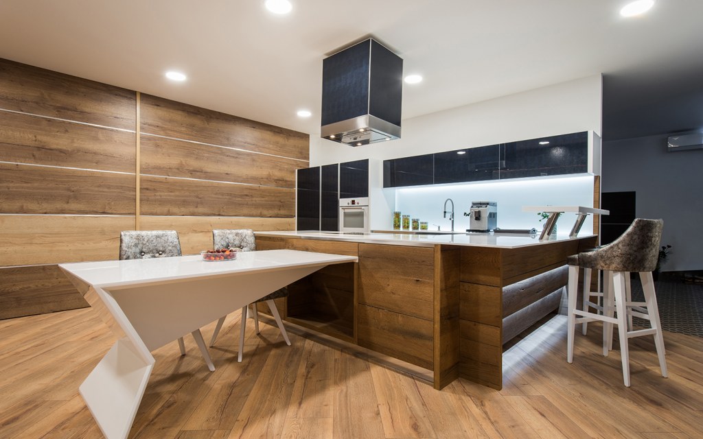 wooden kitchen flooring