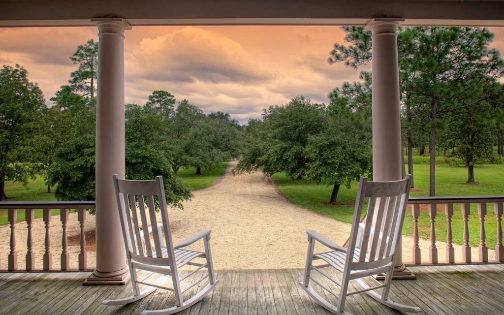 wooden rocking chairs