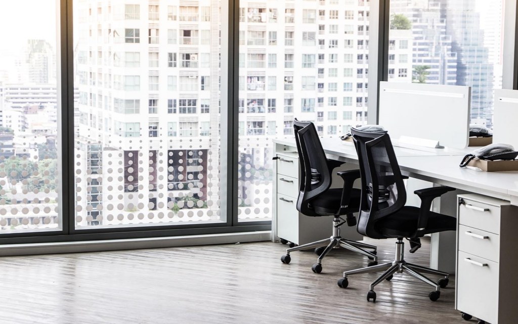 make sure your office spaces are open and decluttered