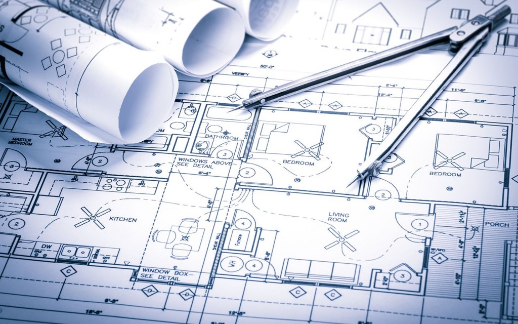 construction blueprint wallpaper