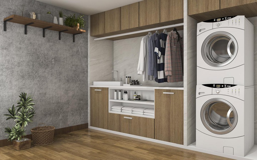 Your laundry room should offer ease of convenience