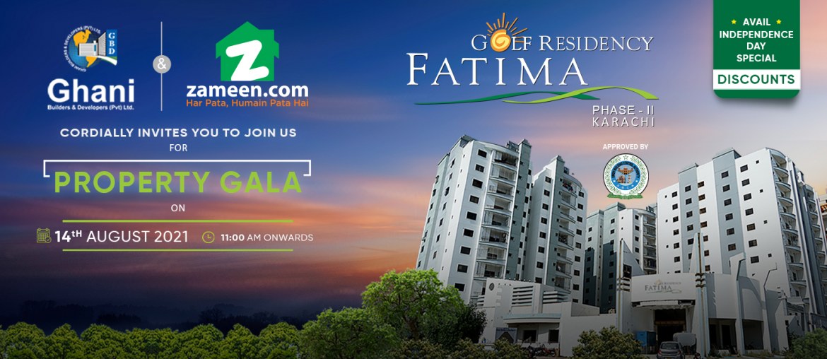 Avail Exclusive Discounts at Fatima Golf Residency Property Gala