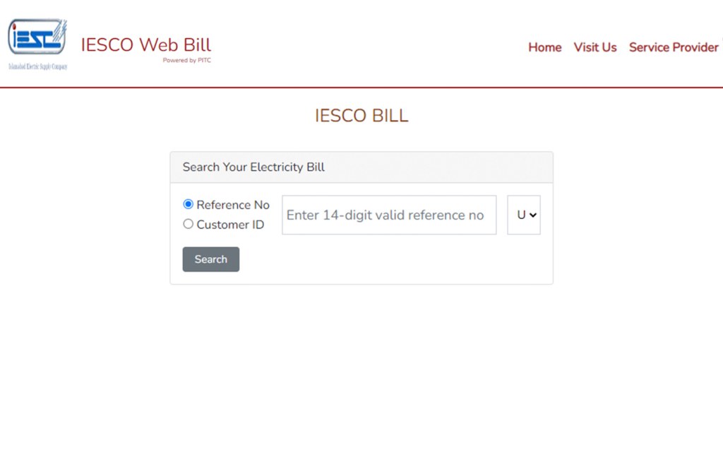 How to check IESCO bills in Pakistan