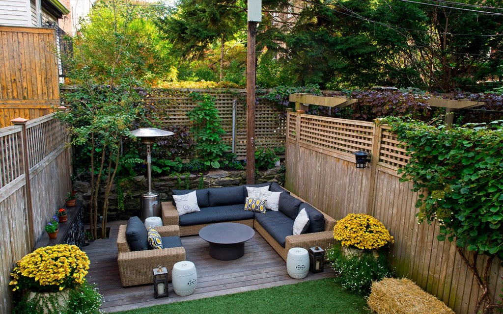 brown decor in outdoors